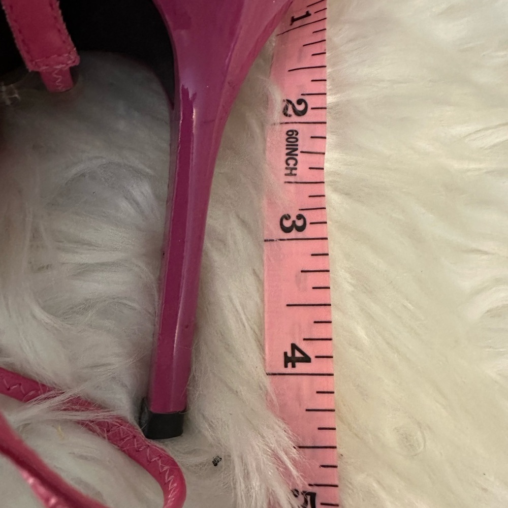 Pink Lace-Up Sandals - Picture 6 of 7
